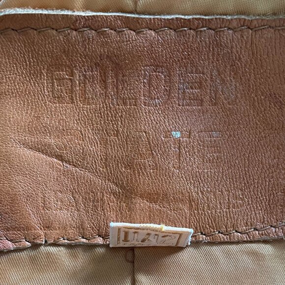 Golden State Vintage Leather Jacket - Picture 4 of 5